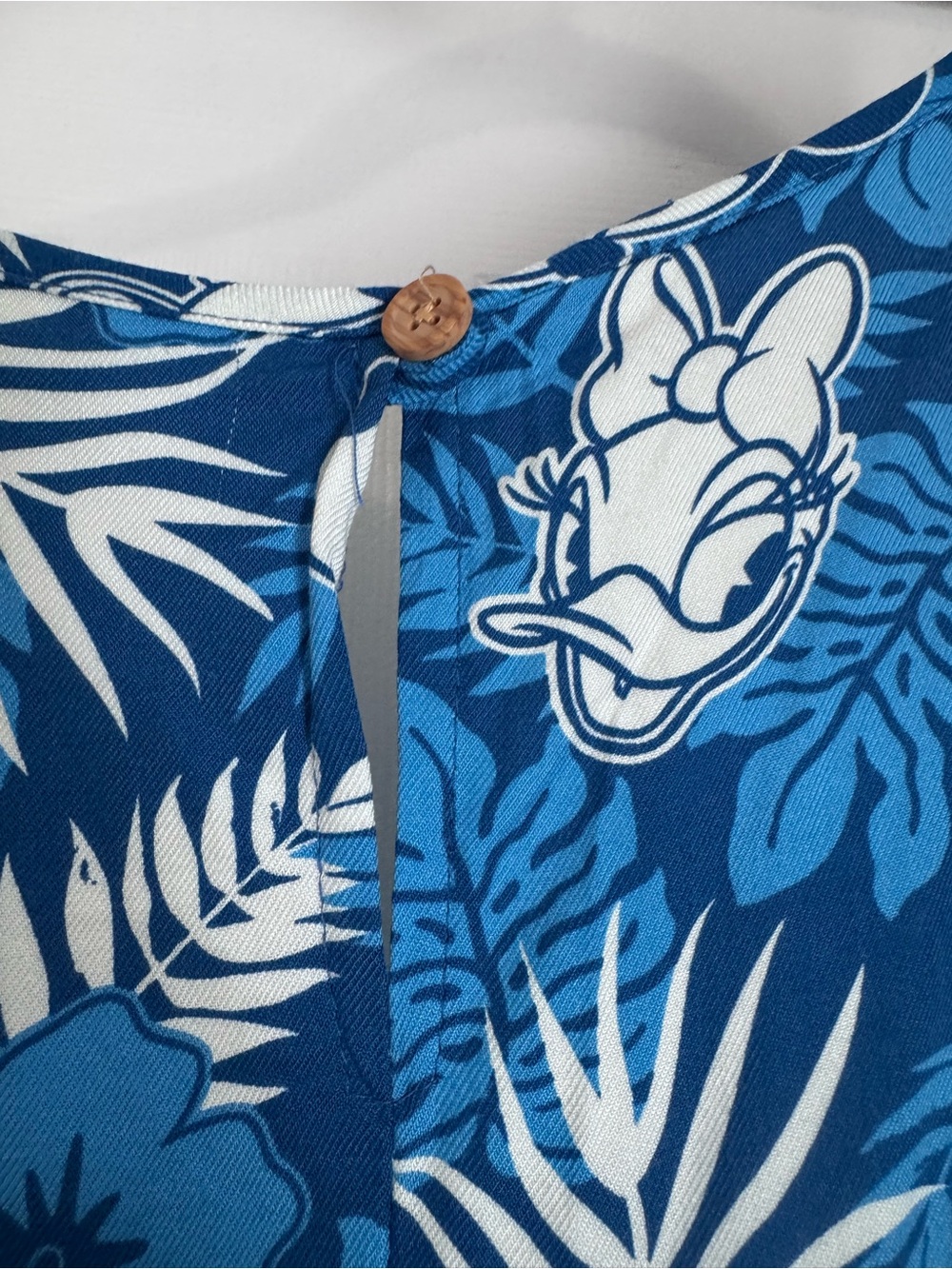 Disney Blue and White Floral Mickey & Donald Dress - Picture 6 of 7
